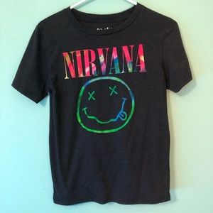 Tie Dye Nirvana Smiley Shirt